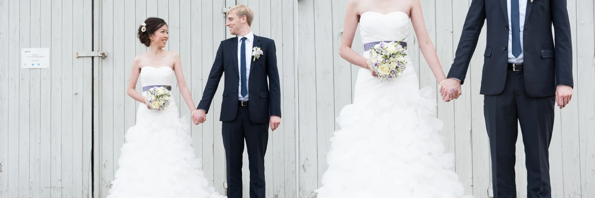 Hochzeitsfotografie Emsland Hochzeitspaar Haendchen Haltend Edel